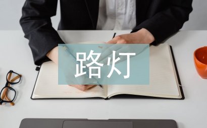 路燈監控維修一體化管理研究