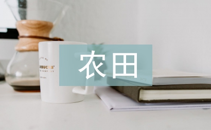 高標(biāo)準(zhǔn)農(nóng)田匯報(bào)