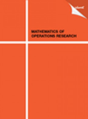 Mathematics Of Operations Research雜志