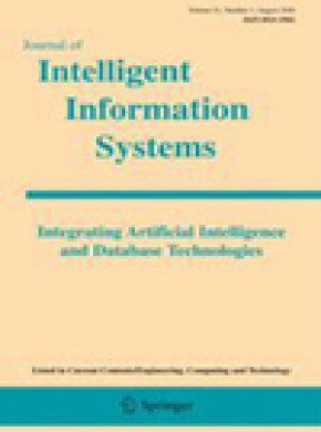 Journal Of Intelligent Information Systems雜志