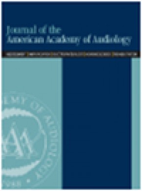 Journal Of The American Academy Of Audiology雜志