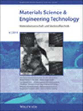 Materialwissenschaft Und Werkstofftechnik雜志