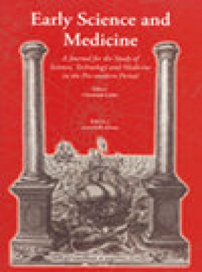 Early Science And Medicine雜志