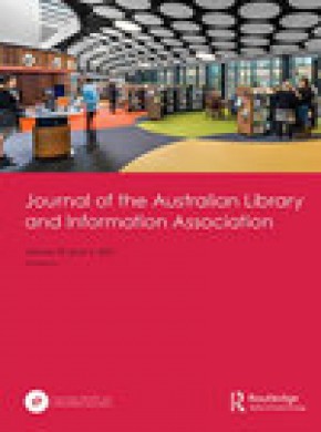 Journal Of The Australian Library And Information Association雜志