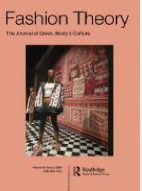 Fashion Theory-the Journal Of Dress Body & Culture雜志