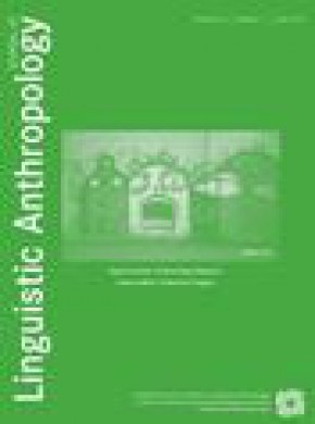 Journal Of Linguistic Anthropology雜志