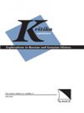 Kritika-explorations In Russian And Eurasian History雜志