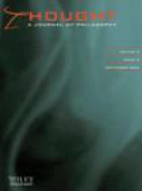 Thought-a Journal Of Philosophy雜志