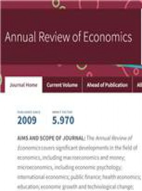 Annual Review Of Economics雜志