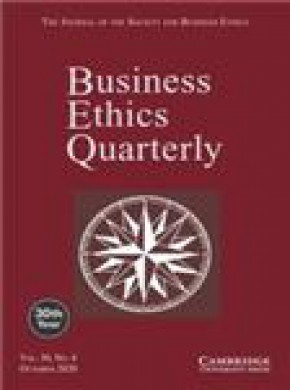 Business Ethics Quarterly雜志