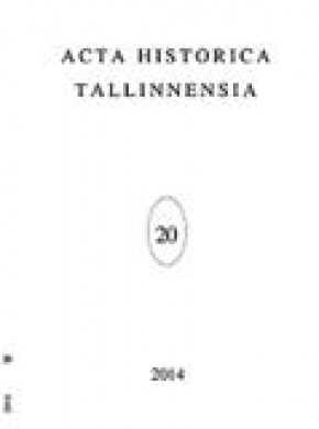 Acta Historica Tallinnensia雜志
