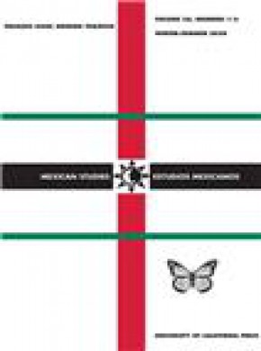 Mexican Studies-estudios Mexicanos雜志
