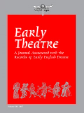 Early Theatre雜志