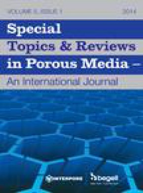 Special Topics & Reviews In Porous Media-an International Journal雜志