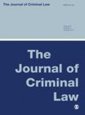 Journal Of Criminal Law雜志