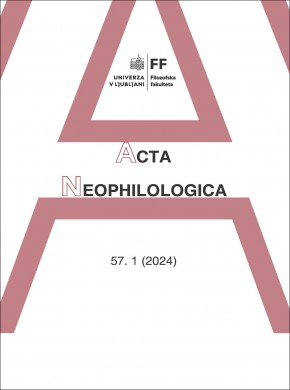 Acta Neophilologica雜志