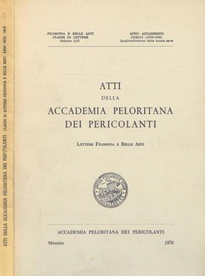 Atti Accademia Peloritana Dei Pericolanti-classe Di Scienze Fisiche Matematiche雜志
