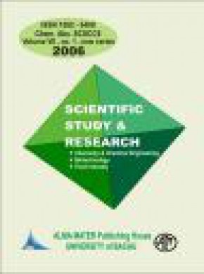 Scientific Study And Research-chemistry And Chemical Engineering Biotechnology F雜志