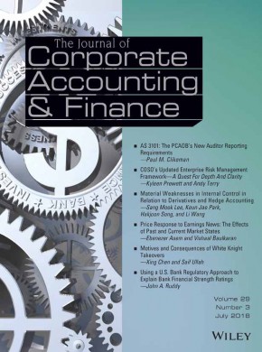 Journal Of Corporate Accounting And Finance雜志