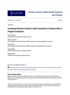 Internet Journal Of Allied Health Sciences And Practice雜志